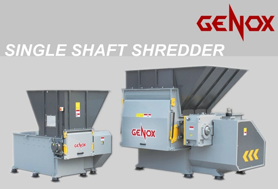 High Performance Single Shaft Shredder for Municipal Solid Waste