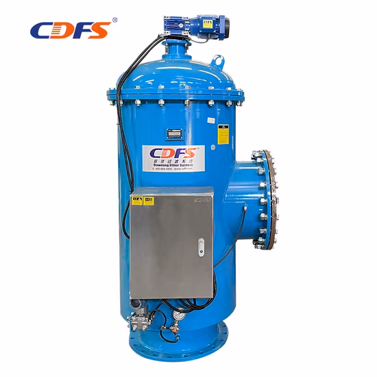 Industrial Water Treatment Filter SS304/316 Stainless Steel Housing Vertical Automatic Self Cleaning Filter for Waste Water/Irrigation/Seawater Desalination