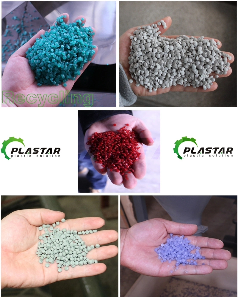 Pet/PP/PE/Agricultural Film/Woven Bag/Nylon/Bottle Flakes/ Pipes Shredder Crusher Washing Machine Plastic Recycling Machine Granulator Pelletizing Machine