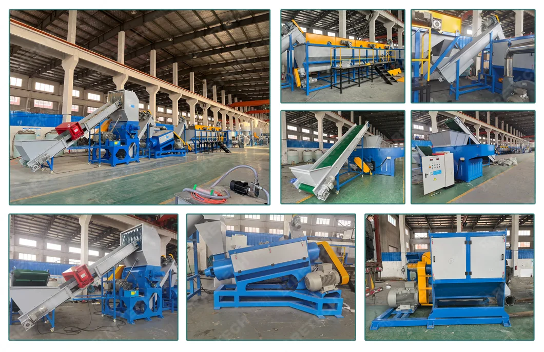 High Quality Crushing Washing Drying Machine Recycles Polyethylene Film / Waste Recycling Line