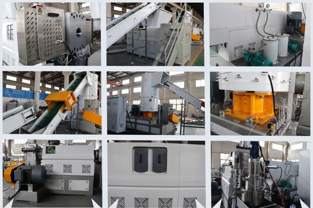 Plastic PE/PP/HDPE/LDPE/LLDPE/BOPP/PS/ABS/Pet/PVC/EPS/EPE/EPP/PC/Film/Bottle/Net/Non Woven/Bag/Fiber/Granulator/Recycling/Machine/Pelletizing Line