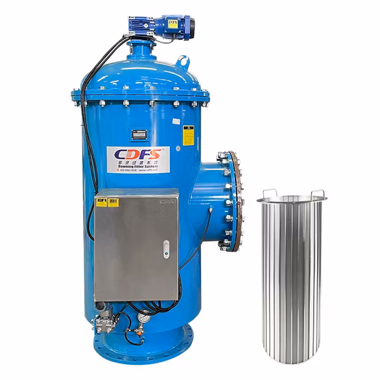 Industrial Water Treatment Filter SS304/316 Stainless Steel Housing Vertical Automatic Self Cleaning Filter for Waste Water/Irrigation/Seawater Desalination