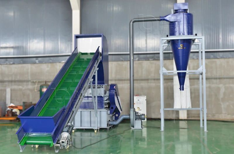 Waste Plastic Crusher Machine Recycling Plastic Bottle Basket HDPE Milk Bottles Crushing Machine